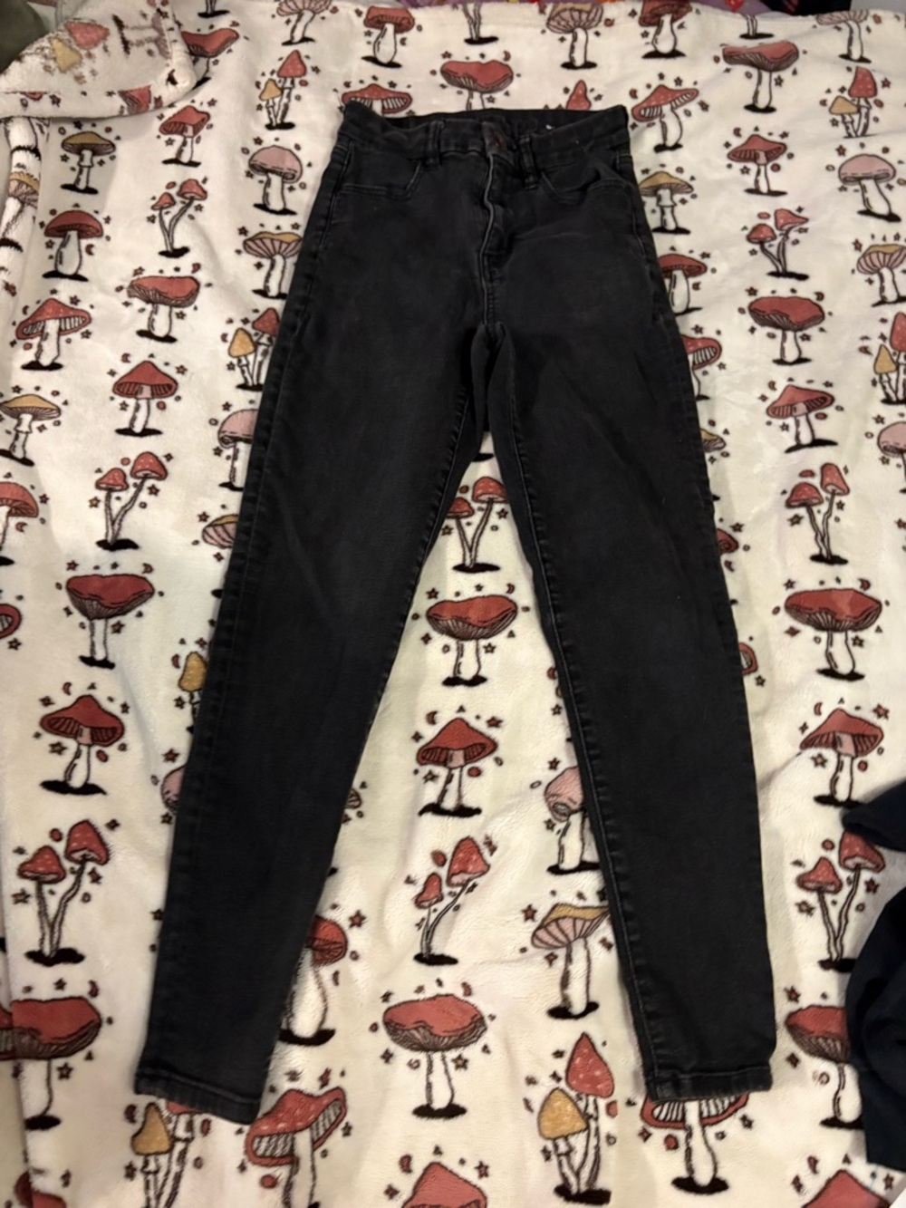 American Eagle Women’s High-Rise Black Skinny Jeans 0 Short